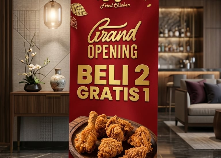 Percetakan Makassar Arinang Art Roll Up Banner