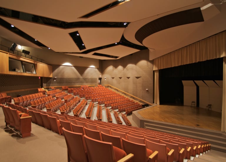 On design team for ACS architects for Eastern New Mexico University – Performing Art Center Auditor