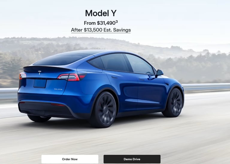 Tesla Website
