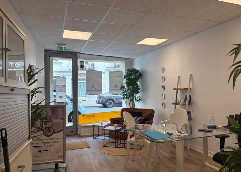 Accueil d'une agence de courtage