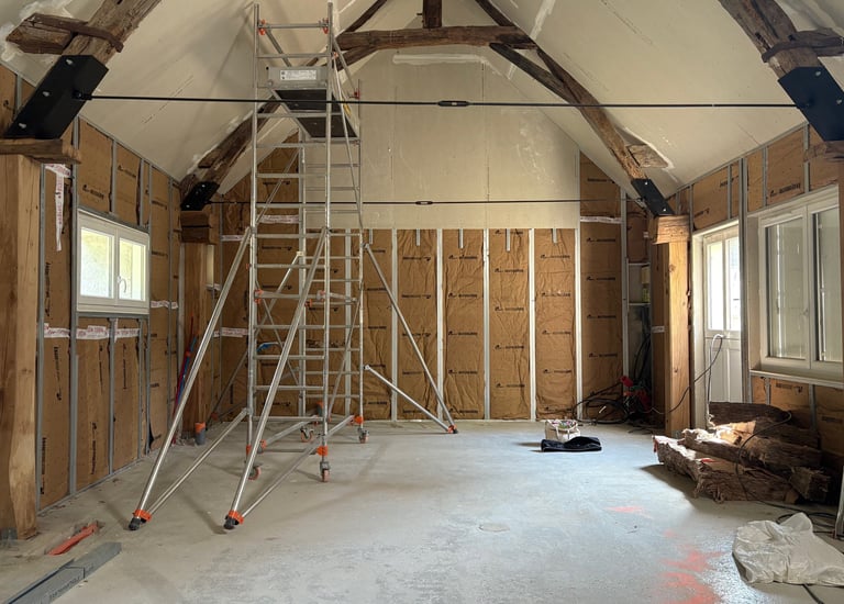 Maison ancienne en travaux 