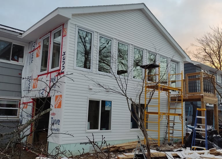 two-story addition