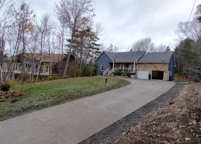 exposed aggregate driveway