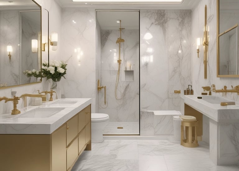 A construction site featuring a large tunnel entrance set against a forested hillside. There is a river flowing in the foreground with rocky banks. Various construction materials, scaffolding, and equipment, including vehicles and workers in safety gear, are scattered around the site. The sky is clear and blue, and the surrounding area is densely covered with trees.