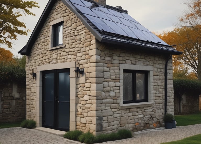 a man riding a skateboard down the side of a ramp