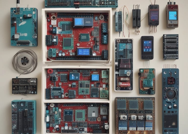 une maison intelligente avec ces capteurs