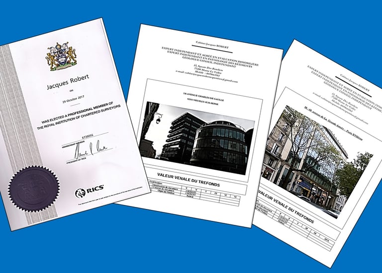 CJR AUDITS Ile de France expertise évaluation d'actifs immobiliers, de tréfonds