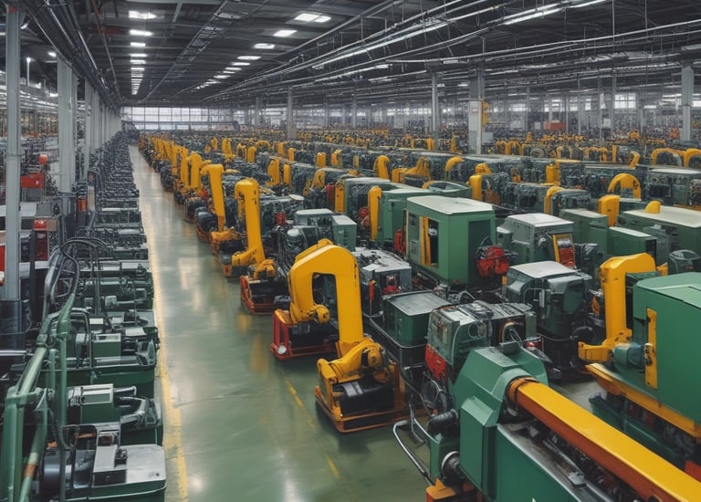 A close-up view of a precision milling machine inside a transparent chamber, likely used for crafting dental prosthetics or intricate mechanical components. The metallic parts are illuminated by a soft blue light, highlighting the machinery’s details and industrial purpose.