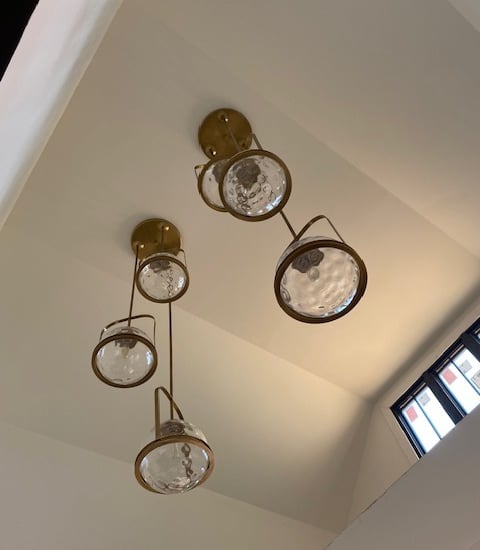 Specialty, custom lighting installation including in areas that require scaffolds or lifts.