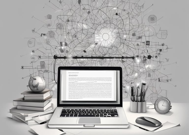 A laboratory setup featuring various networking and testing equipment on a table. A computer monitor displaying test results with a 'Pass' message is prominently positioned. Multiple cables in orange and blue are connected to devices labeled 'Optical Phase Modulation Meter' and 'Test Station'. The environment appears clean and organized, suggesting a professional or industrial setting.