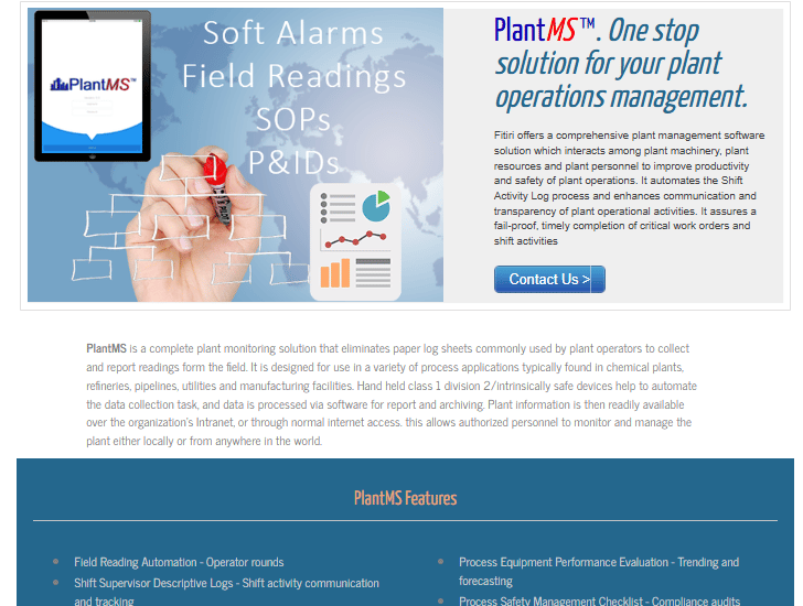 Soft alarms, field readings, SOP, P&IDs, Operations Management
