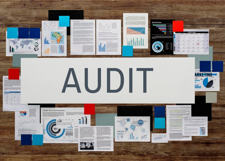 Internal Audit & Vigilance Departments written and some graphs