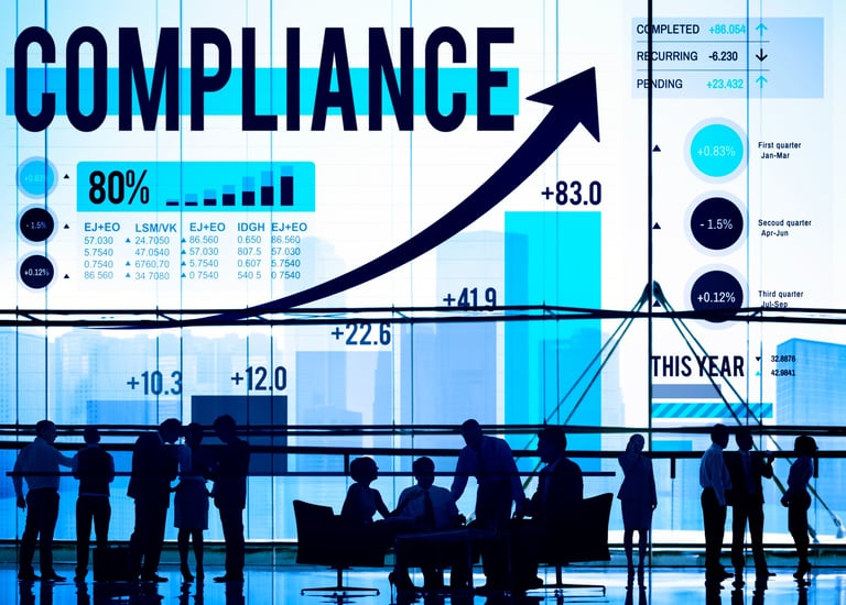 Compliance Related graphs and some peoples discussing about fraud risk management