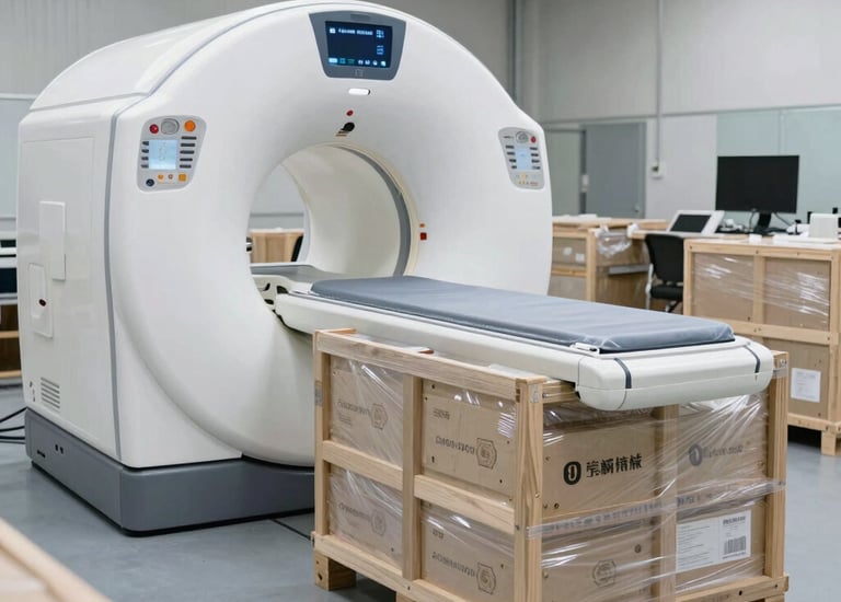 A collage of various medical equipment and supplies.