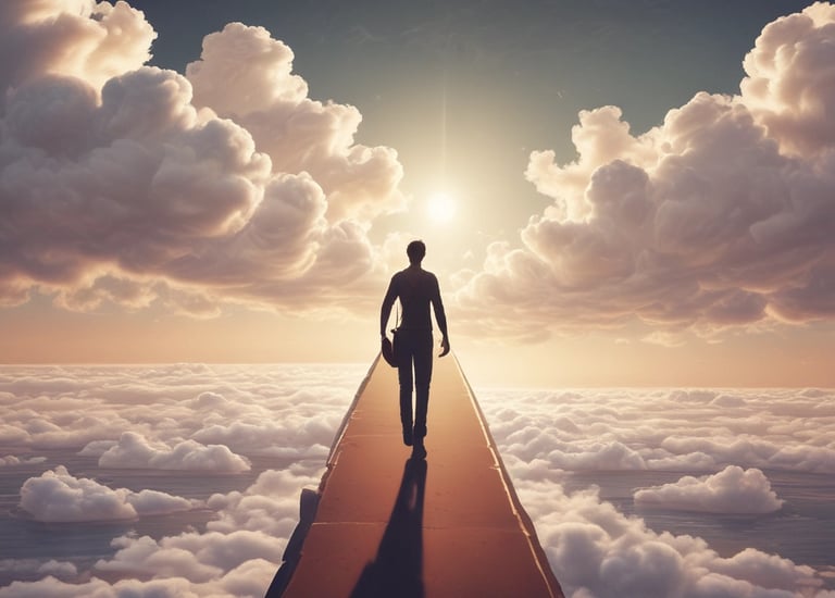 photo of white staircase