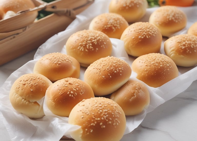 A playful illustration of a normal bun character.