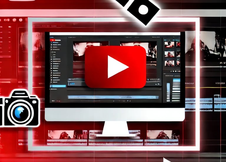 YouTube platformu için yaratıcı ve eğitici içerik üretimini temsil ediyor.