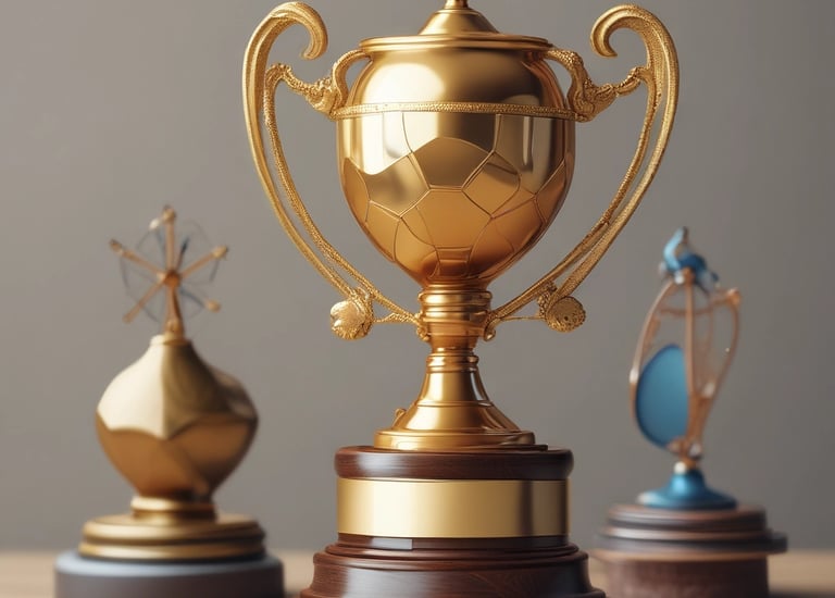 Abstract art hanging on a wall.