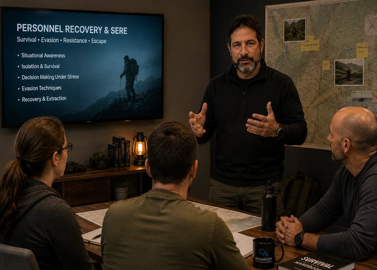 Webinar SERE e Personnel Recovery