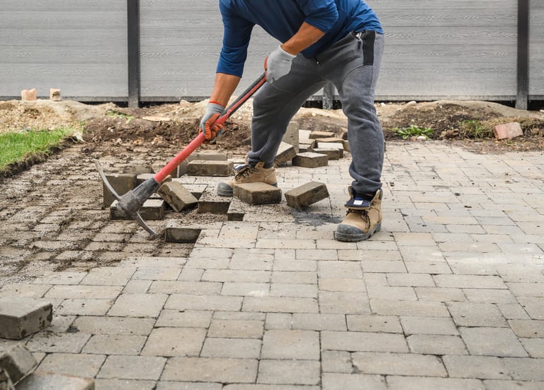 Réparation de pavé uni Brossard