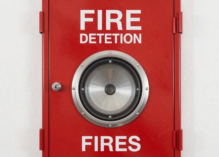 Electrical engineers collaborating over building blueprints in a modern office.