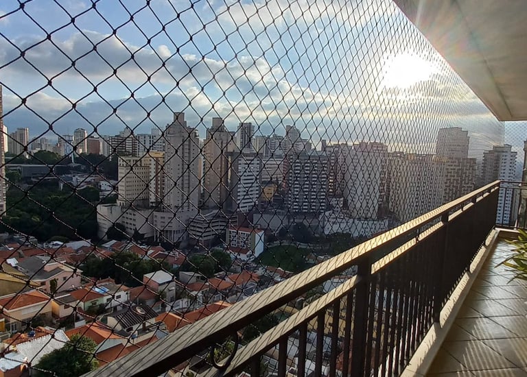 Rede de proteção para sacada apartamento alto padrão SP