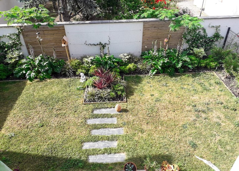 résultat d'un jardin après deux ans