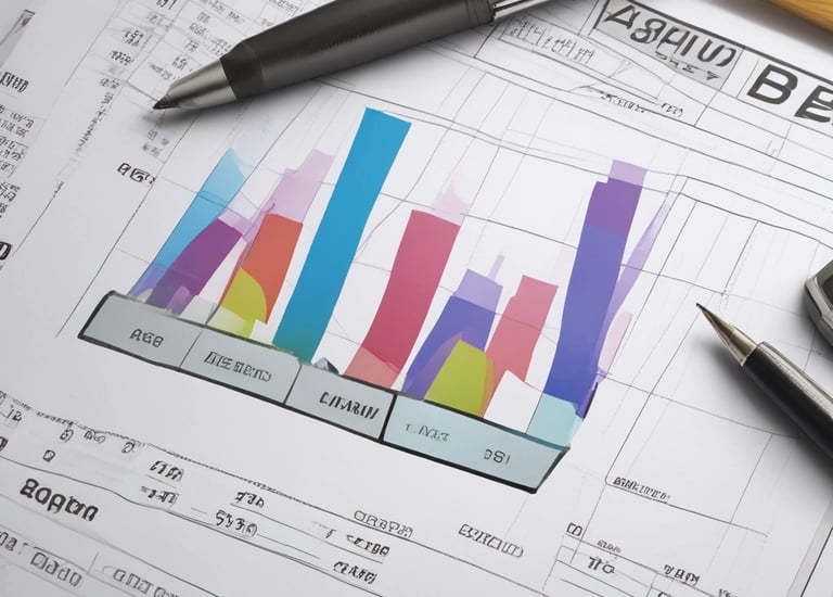 A warehouse or large store interior with shelves stacked high with packaged goods and supplies. A forklift with a yellow and black design is positioned in the center aisle, suggesting an industrial setting. The shelves hold products like large bags of rice or flour, boxed items, and various merchandise. Brightly colored cleaning tools are displayed on the left side, while more packaged goods fill the shelves to the right.