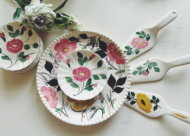 Blue Ridge China Pink Floral