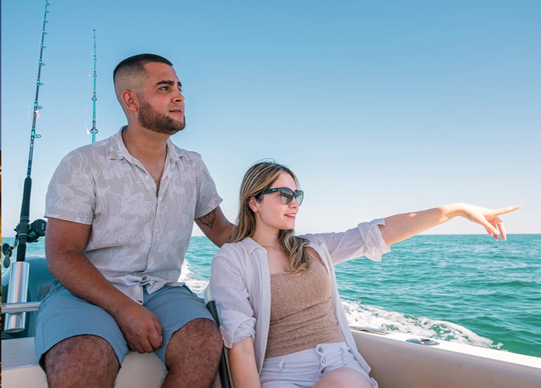 Fishing and romance day in San Carlos.