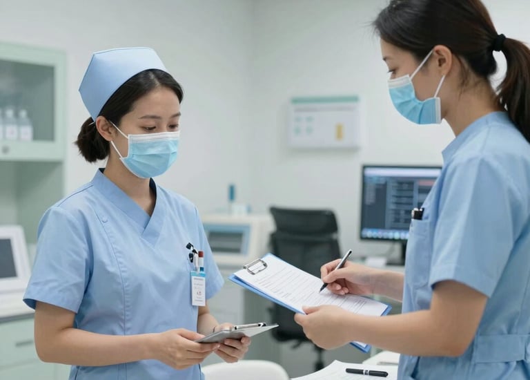 A construction site setup with a backhoe loader parked in an archway entrance of an old brick building. The area is cordoned off with red and white barricades, and a construction sign indicating work in progress. Above the archway, there are windows and an AC unit attached to the wall.