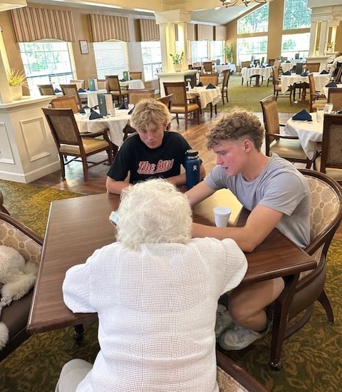 Assistance for seniors facing technology challenges in assisted living communities.