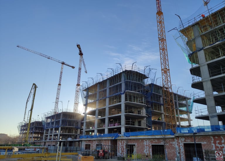 edificios con estructura de hormigón