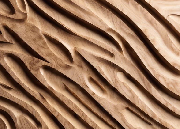 madera tallada con cnc