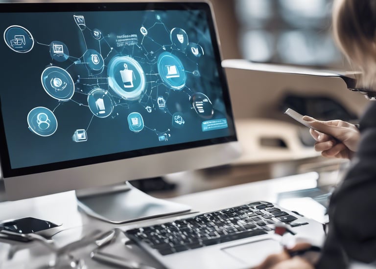 person holding smartphone beside tablet computer