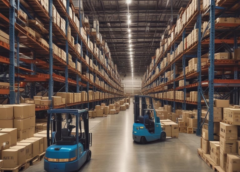 An image showcasing logistics operations at mdm llc.