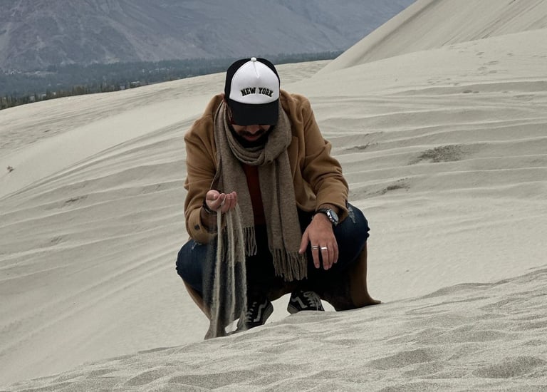 Katpana Cold Desert in Skardu, Pakistan