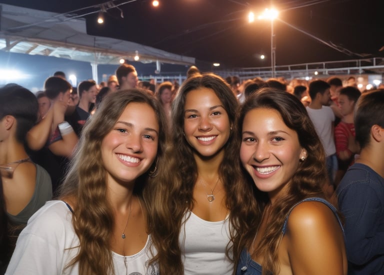 A group of people celebrating at a country-themed event.