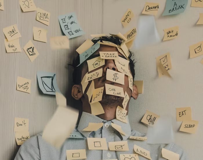 Stressed manager with countles tasks