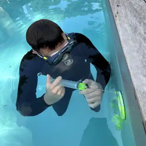 Teste de l'étanchéité a l'encre