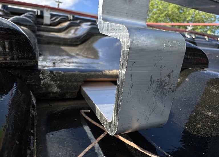 dachziegel aussparung dachhaken montage solar