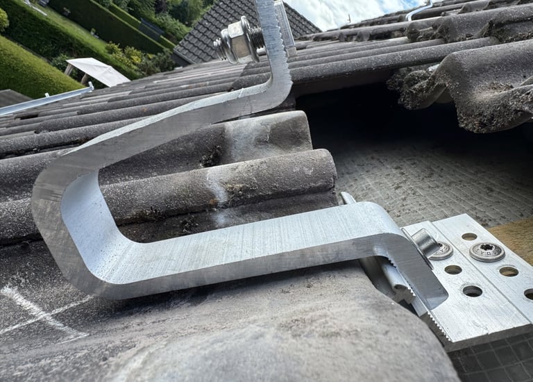 alu dachhaken solarhalter optimaler abstand