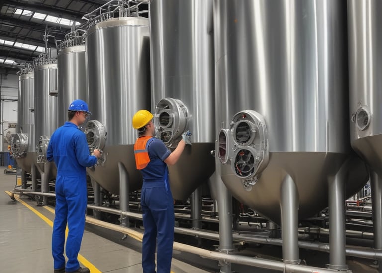 Ultrasound testing in an aerospace environment.