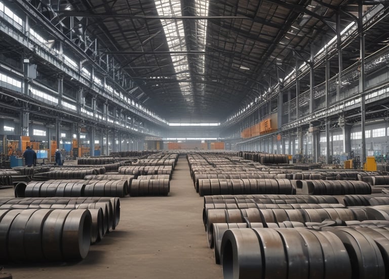 An industrial site in the oil and gas sector.