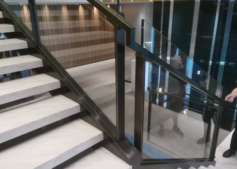 Staircase Handrail Glass