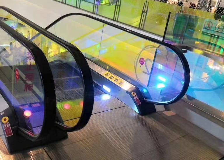 escalator glass