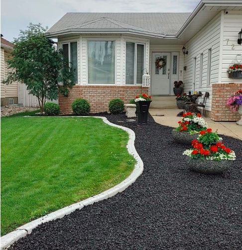 Rubber mulch