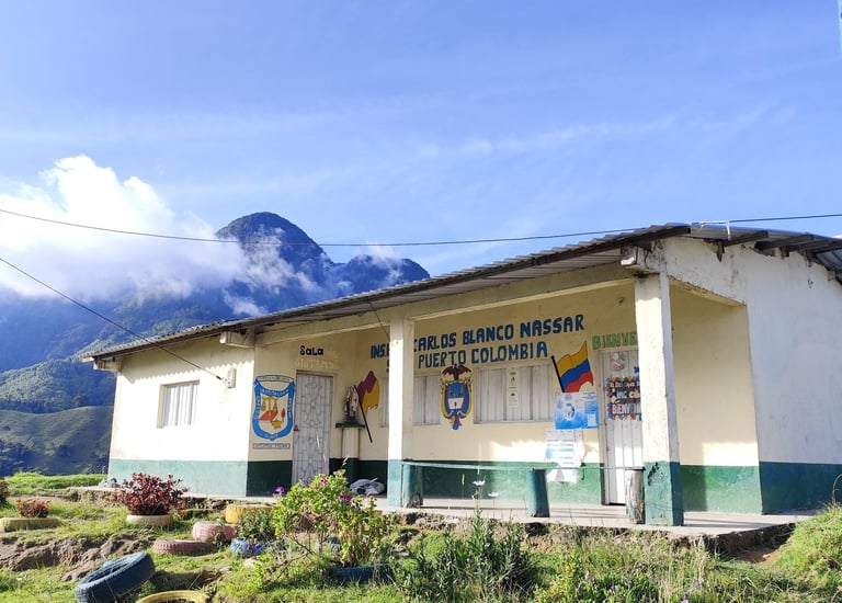 Jóvenes realizando limpieza de senderos en Anzoátegui Tolima