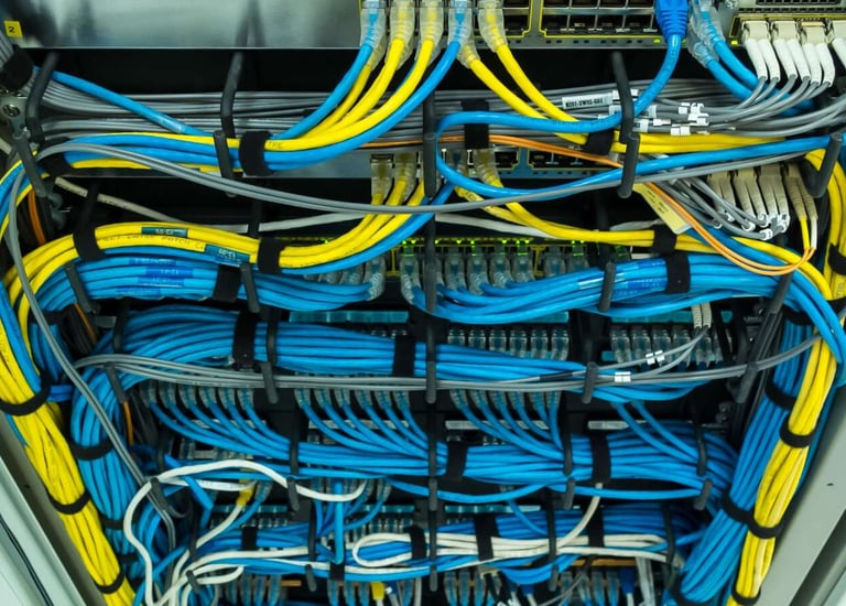 Câblage réseau et management
