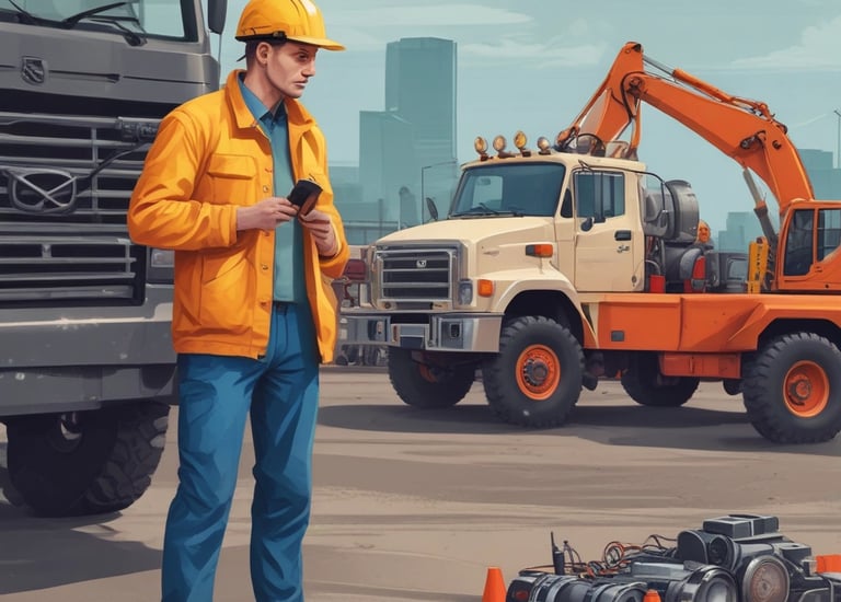 A row of portable signs with telescopic poles, leaning against a tiled wall. Each sign displays information in multiple languages, including arrows and symbols likely related to public transportation routes or stations.
